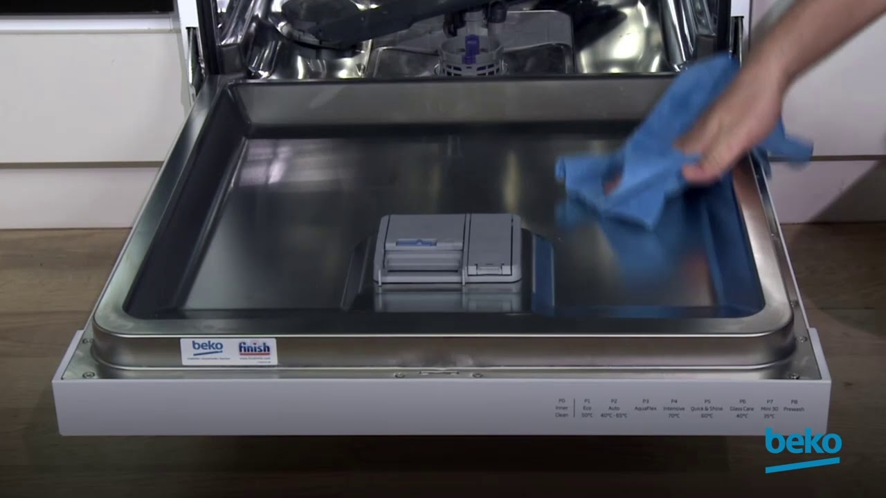 How to clean the inside of your Beko dishwasher