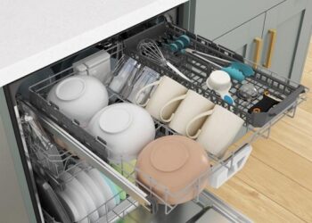 What do you put on third rack of dishwasher