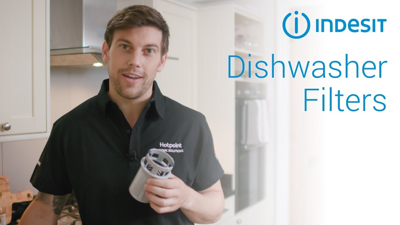 How to clean your dishwasher filter by Indesit