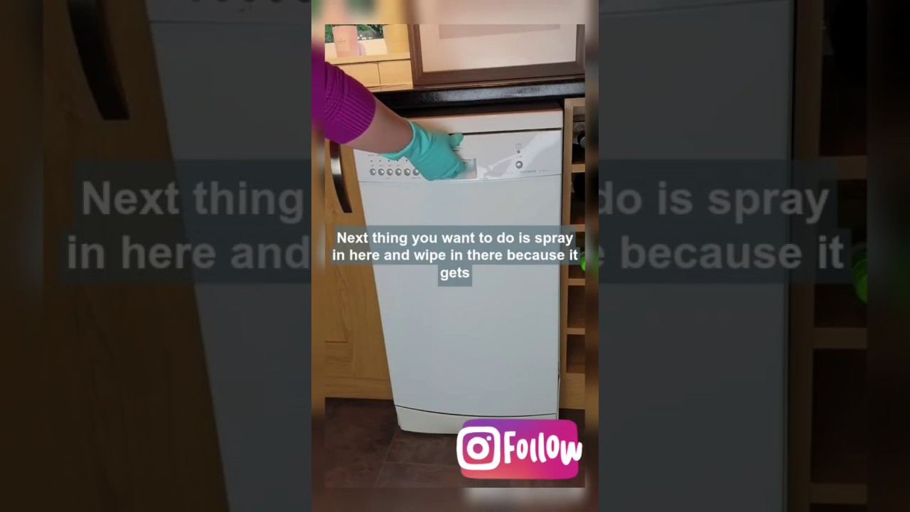 How to clean your dishwasher in 100 seconds. EASY. Vertical