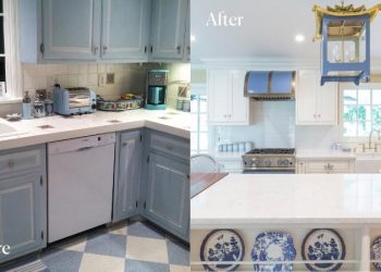 Kitchen Remodel Peapack-Gladstone, New Jersey: How a Homeowner Built the Blue-and-White Kitchen of Her Dreams