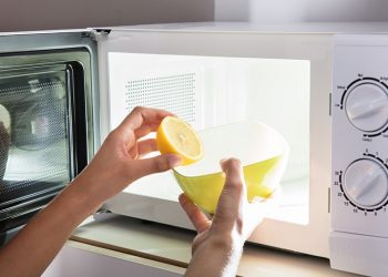 Cleaning a Microwave