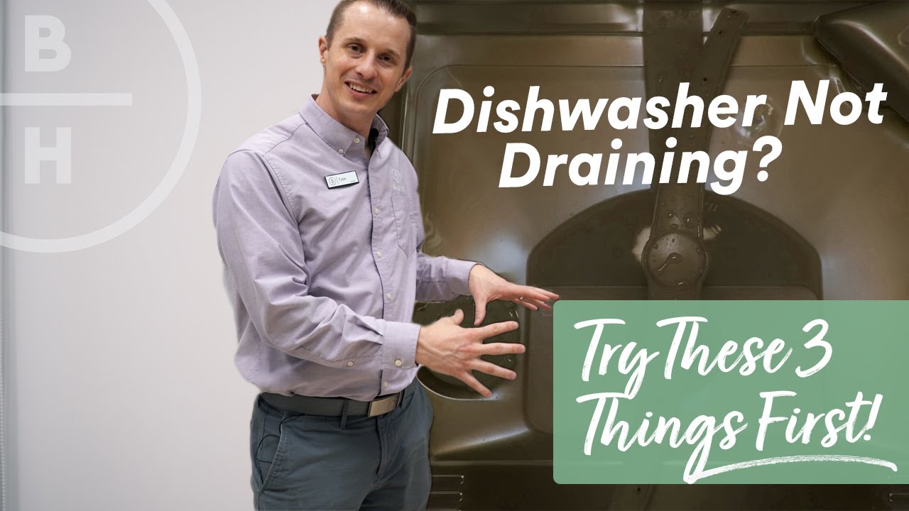 Dishwasher not Draining Easy Fix!