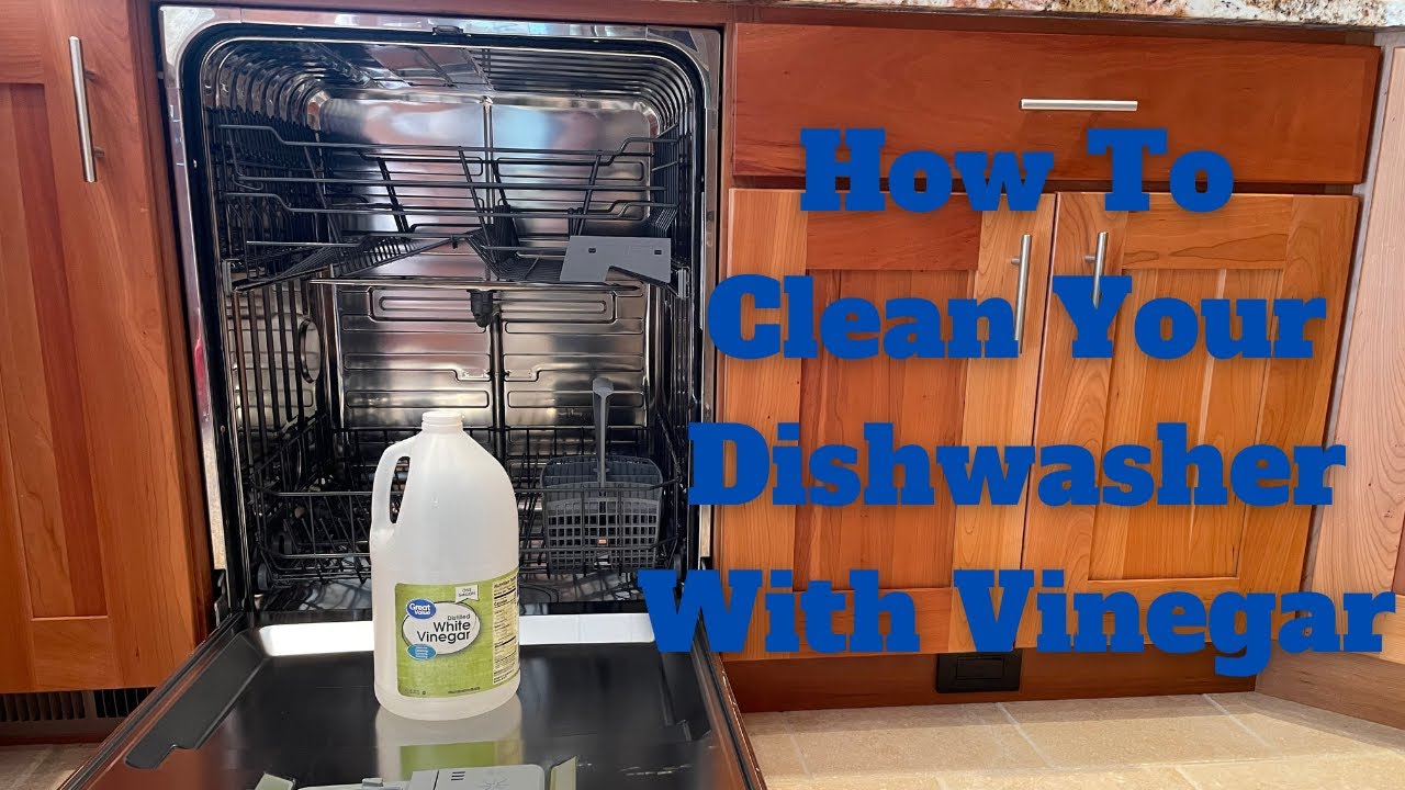 HOW TO CLEAN YOUR DISHWASHER WITH VINEGAR \ EASY STEP BY STEP WALKTHROUGH