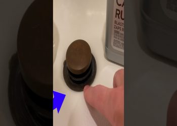 White Vinegar VS Rusty Bathroom Drain Clean bathroom stopper #shorts #diy