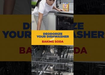 How to deodarize Your Dishwasher with Arm & Hammer Baking Soda?
