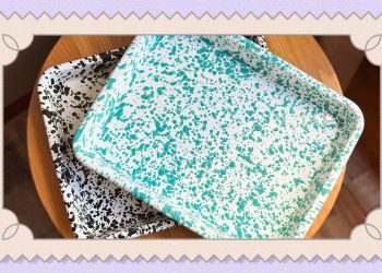 This Crow Canyon Enamelware Tray Makes a Glorious Little Gift